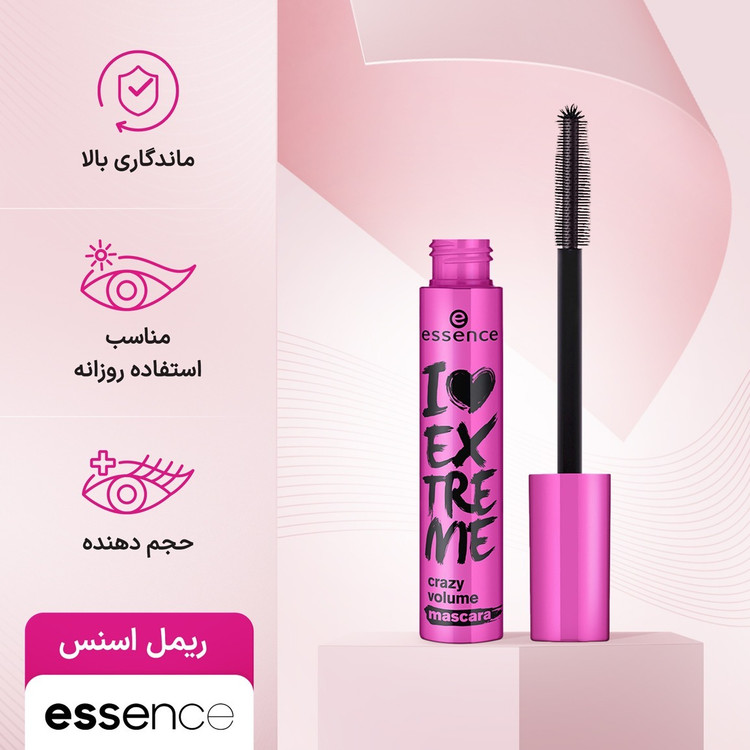 ریمل اسنس حجم دهنده مدل I Love Extreme Crazy Volume